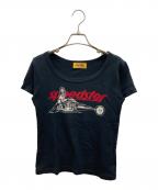 Hysteric Glamourヒステリックグラマー）の古着「SPEEDSTER チビTシャツ」｜ブラック