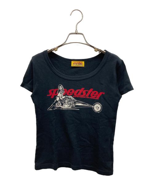 Hysteric Glamour（ヒステリックグラマー）Hysteric Glamour (ヒステリックグラマー) SPEEDSTER チビTシャツ ブラック サイズ:FREEの古着・服飾アイテム