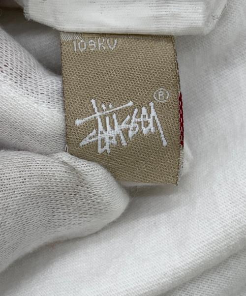 stussy（ステューシー）stussy (ステューシー) SSリンクラグランTシャツ ネイビー×ホワイト サイズ:LARGEの古着・服飾アイテム