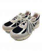 NEW BALANCE×Joe Freshgoodsニューバランス×ジョー・フレッシュグッズ）の古着「990V4 Intro」｜ホワイト×ブラック