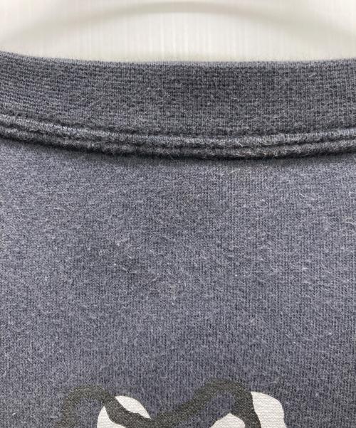 stussy（ステューシー）stussy (ステューシー) プリントスウェット ブラック サイズ:MEDIUMの古着・服飾アイテム