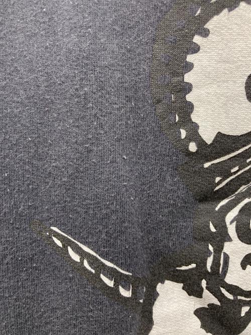 stussy（ステューシー）stussy (ステューシー) プリントスウェット ブラック サイズ:MEDIUMの古着・服飾アイテム