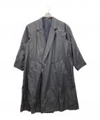 ISSEY MIYAKE MENイッセイミヤケメン）の古着「ナイロンダブルコート」｜ブラック