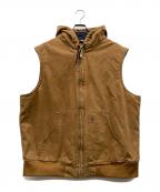 CarHarttカーハート）の古着「アクティブベスト」｜ブラウン