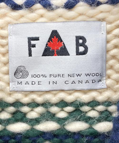 FAB（ファブ）FAB (ファブ) カウチンニットカーディガン ネイビー サイズ:なしの古着・服飾アイテム