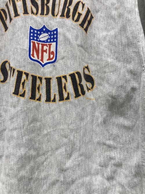 Champion REVERSE WEAVE（チャンピオン リバース ウィーブ）Champion REVERSE WEAVE (チャンピオン リバース ウィーブ) NFL (ナショナル・フットボール・リーグ) 3段プリントリバースウェーブスウェット グレー サイズ:なしの古着・服飾アイテム