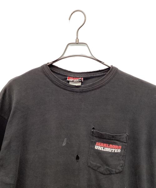 marlboro（マルボロ）Marlboro (マルボロ) リザードプリントTシャツ ブラック サイズ:XLの古着・服飾アイテム