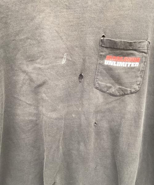 marlboro（マルボロ）Marlboro (マルボロ) リザードプリントTシャツ ブラック サイズ:XLの古着・服飾アイテム