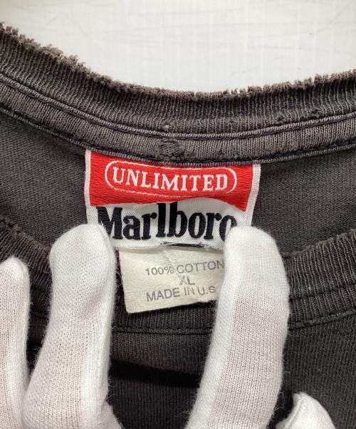 marlboro（マルボロ）Marlboro (マルボロ) リザードプリントTシャツ ブラック サイズ:XLの古着・服飾アイテム