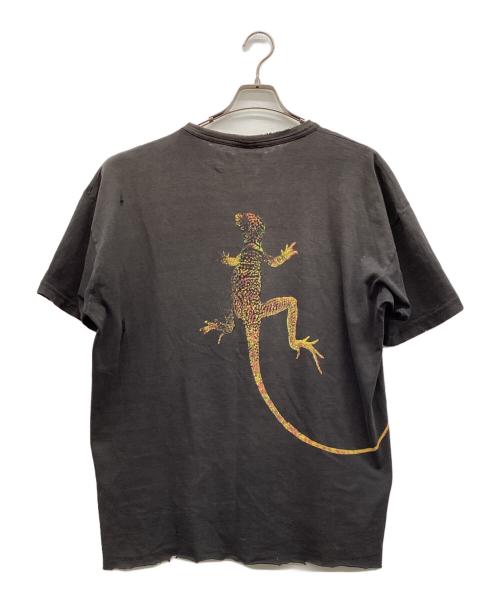 marlboro（マルボロ）Marlboro (マルボロ) リザードプリントTシャツ ブラック サイズ:XLの古着・服飾アイテム