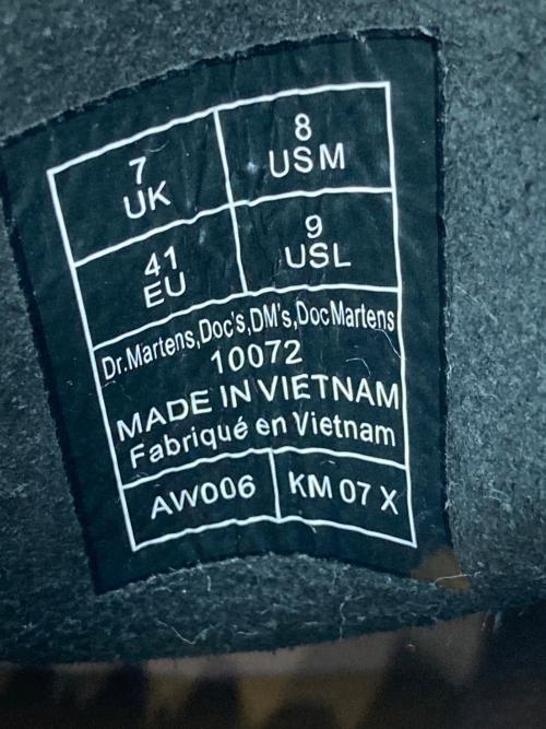 Dr.Martens（ドクターマーチン）Dr.Martens (ドクターマーチン) 8ホールブーツ ブラック サイズ:size 41の古着・服飾アイテム