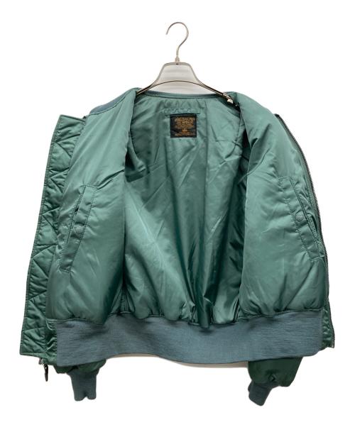 ALPHA（アルファ）ALPHA (アルファ) 50s復刻 MA-1ジャケット カーキ サイズ:MEDIUMの古着・服飾アイテム