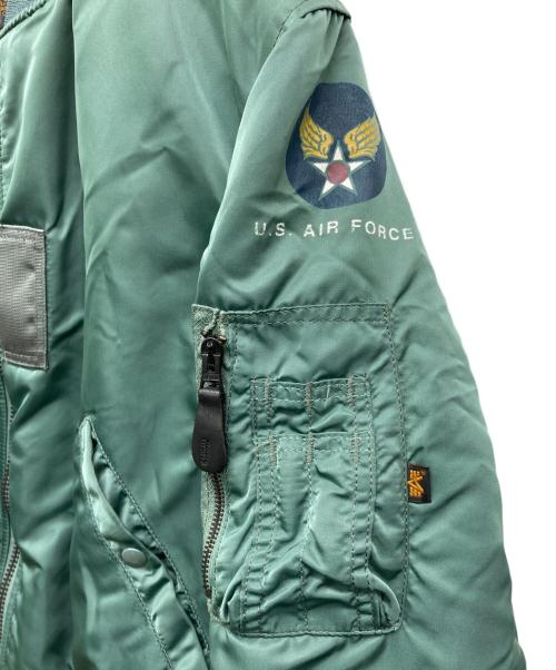 ALPHA（アルファ）ALPHA (アルファ) 50s復刻 MA-1ジャケット カーキ サイズ:MEDIUMの古着・服飾アイテム