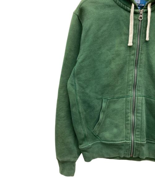 POLO RALPH LAUREN（ポロ・ラルフローレン）POLO RALPH LAUREN (ポロ・ラルフローレン) ジップパーカー グリーン サイズ:Lの古着・服飾アイテム