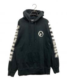 Hysteric Glamour（ヒステリックグラマー）の古着「CIRCLE GIRL オーバーサイズパーカー」｜ブラック