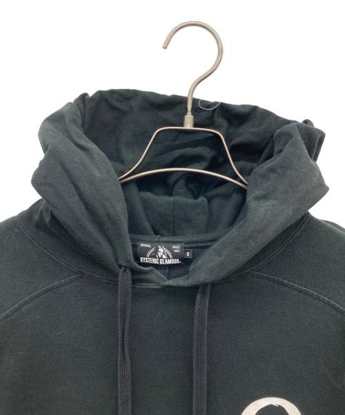 Hysteric Glamour（ヒステリックグラマー）Hysteric Glamour (ヒステリックグラマー) CIRCLE GIRL オーバーサイズパーカー ブラック サイズ:Sの古着・服飾アイテム