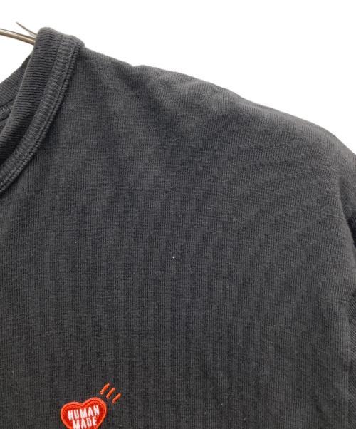 HUMAN MADE（ヒューマンメイド）HUMAN MADE (ヒューマンメイド) ロングスリーブカットソー ブラック サイズ:Lの古着・服飾アイテム