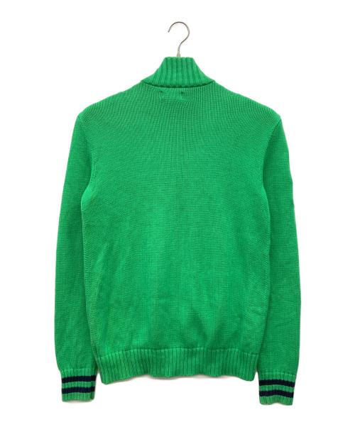 POLO RALPH LAUREN（ポロ・ラルフローレン）POLO RALPH LAUREN (ポロ・ラルフローレン) ビッグポニーニットジャケット グリーン サイズ:XL(18-20)/170/88の古着・服飾アイテム