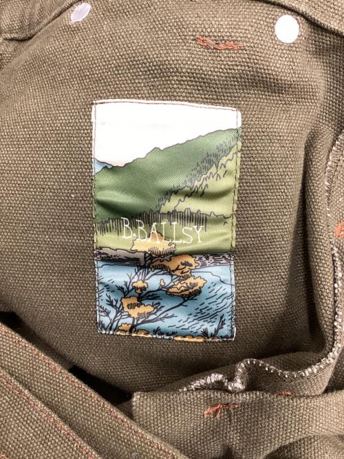 B.BALLSY（ボールジーブラザーズ）B.BALLSY (ボールジーブラザーズ) Denim baggy gurkha baker jorts オリーブ サイズ:LARGEの古着・服飾アイテム