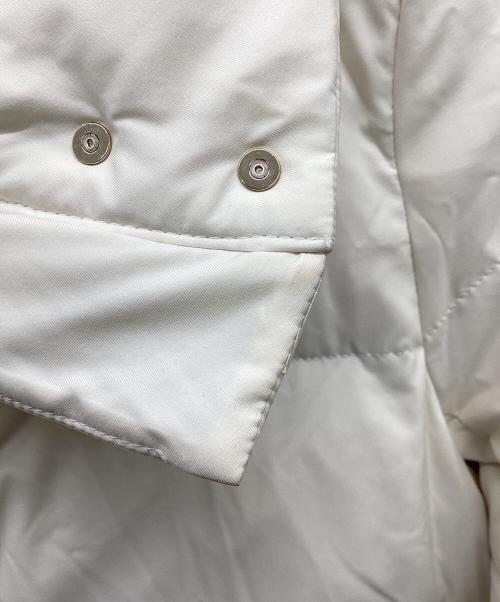 green label relaxing（グリーンレーベルリラクシング）green label relaxing (グリーンレーベルリラクシング) フード ショート ダウン ホワイト サイズ:36の古着・服飾アイテム