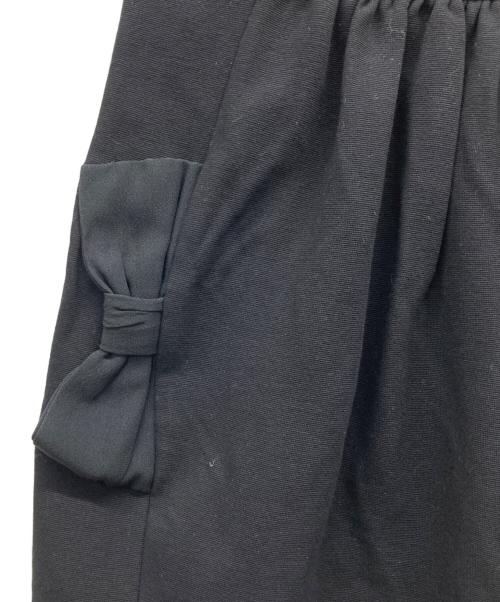 PRADA（プラダ）PRADA (プラダ) リボンノースリーブワンピース ブラック サイズ:38の古着・服飾アイテム