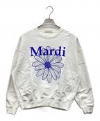 Mardi Mercrediマルディメクルディ）の古着「デイジープリントスウェット」｜ホワイト