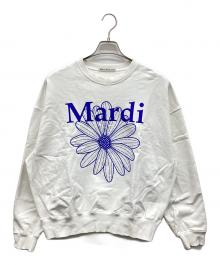 Mardi Mercredi（マルディメクルディ）の古着「デイジープリントスウェット」｜ホワイト