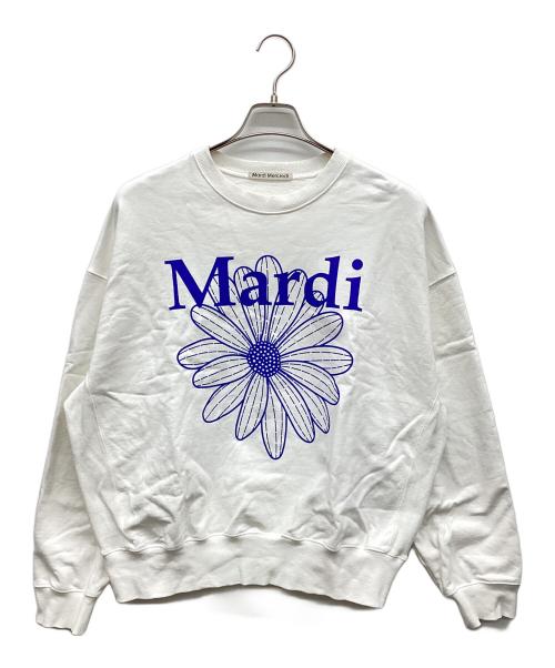 Mardi Mercredi（マルディメクルディ）MARDI MERCREDI (マルディメクルディ) デイジープリントスウェット ホワイト サイズ:不明の古着・服飾アイテム