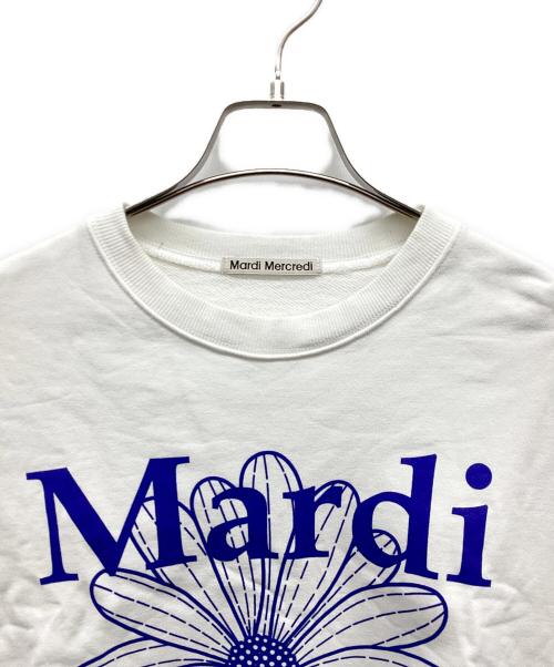 Mardi Mercredi（マルディメクルディ）MARDI MERCREDI (マルディメクルディ) デイジープリントスウェット ホワイト サイズ:不明の古着・服飾アイテム