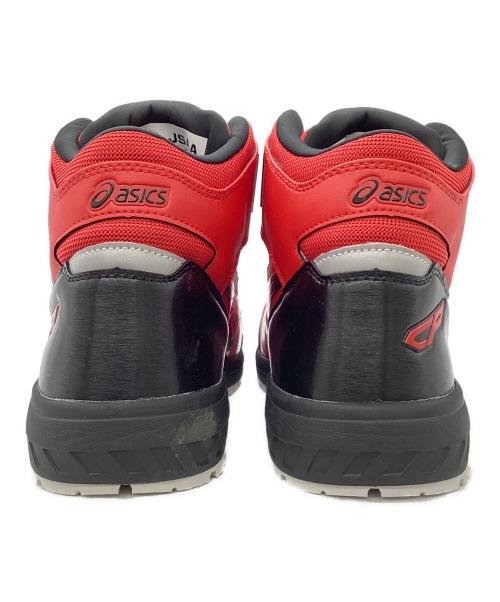 asics（アシックス）asics (アシックス) ハイカットスニーカー レッド サイズ:US9の古着・服飾アイテム