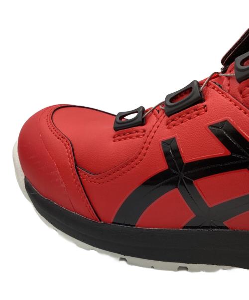 asics（アシックス）asics (アシックス) ハイカットスニーカー レッド サイズ:US9の古着・服飾アイテム