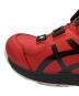 中古・古着 asics (アシックス) ハイカットスニーカー レッド サイズ:US9：7000円