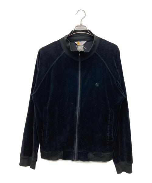 CarHartt（カーハート）CarHartt (カーハート) ベロアトラックジャケット ブラック サイズ:Lの古着・服飾アイテム