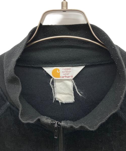 CarHartt（カーハート）CarHartt (カーハート) ベロアトラックジャケット ブラック サイズ:Lの古着・服飾アイテム