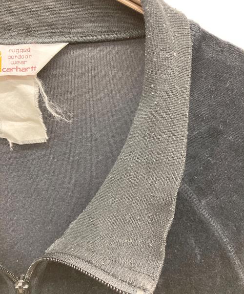 CarHartt（カーハート）CarHartt (カーハート) ベロアトラックジャケット ブラック サイズ:Lの古着・服飾アイテム