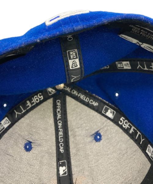 New Era（ニューエラ）New Era (ニューエラ) キャップ ブルー サイズ:7 5/8  60.6cmの古着・服飾アイテム