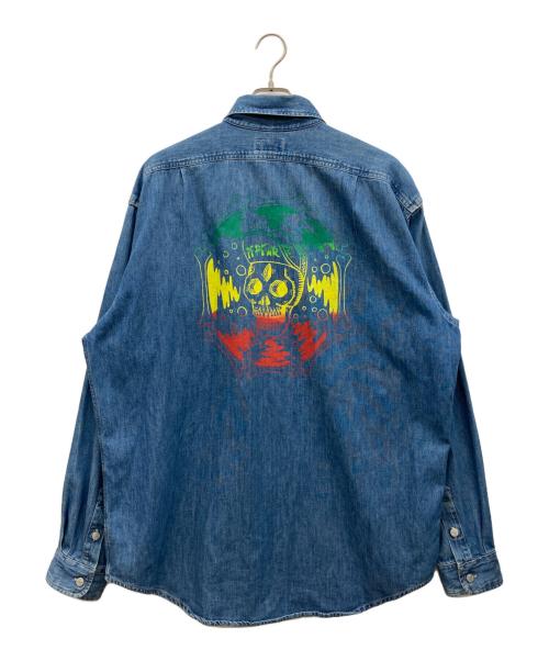POLO JEANS（ポロジーンズ）POLO JEANS (ポロジーンズ) デニムシャツ インディゴ サイズ:XLの古着・服飾アイテム