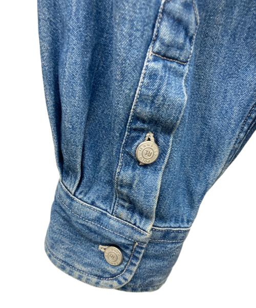 POLO JEANS（ポロジーンズ）POLO JEANS (ポロジーンズ) デニムシャツ インディゴ サイズ:XLの古着・服飾アイテム