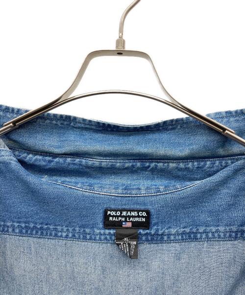 POLO JEANS（ポロジーンズ）POLO JEANS (ポロジーンズ) デニムシャツ インディゴ サイズ:XLの古着・服飾アイテム
