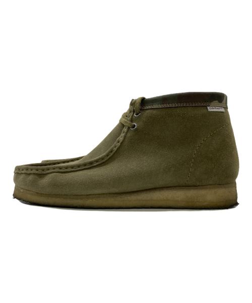 CLARKS（クラークス）CLARKS (クラークス) CarHartt (カーハート) WALLABEE BOOT カーキ サイズ:UK 10 Gの古着・服飾アイテム