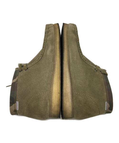 CLARKS（クラークス）CLARKS (クラークス) CarHartt (カーハート) WALLABEE BOOT カーキ サイズ:UK 10 Gの古着・服飾アイテム