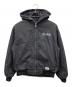 X-LARGE（エクストララージ）の古着「HOODED DENIM WORK JACKET」｜ブラック
