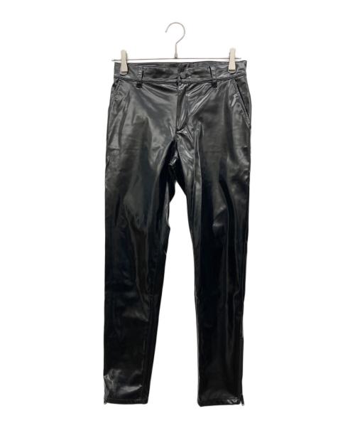 Hysteric Glamour（ヒステリックグラマー）Hysteric Glamour (ヒステリックグラマー) エナメルスリムパンツ ブラック サイズ:Sの古着・服飾アイテム