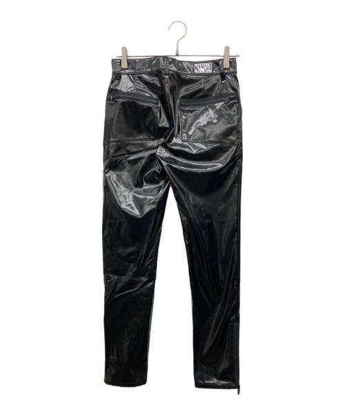 Hysteric Glamour（ヒステリックグラマー）Hysteric Glamour (ヒステリックグラマー) エナメルスリムパンツ ブラック サイズ:Sの古着・服飾アイテム