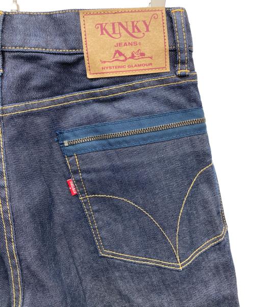Hysteric Glamour（ヒステリックグラマー）Hysteric Glamour (ヒステリックグラマー) ジップデザインストレッチスキニーデニムパンツ インディゴ サイズ:28の古着・服飾アイテム