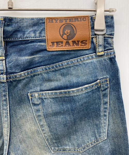 Hysteric Glamour（ヒステリックグラマー）Hysteric Glamour (ヒステリックグラマー) CR加工デニム スリムPT インディゴ サイズ:XXSの古着・服飾アイテム
