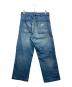 Hysteric Glamour (ヒステリックグラマー) ダメージ加工ワイドデニムパンツ インディゴ サイズ:S：14000円