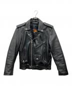 PERFECT BIKERパーフェクトバイカー）の古着「ライダースジャケット」｜ブラック