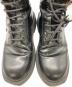 中古・古着 OFFWHITE (オフホワイト) Sponge Sole Leather Combat Boots ブラック サイズ:40：9000円