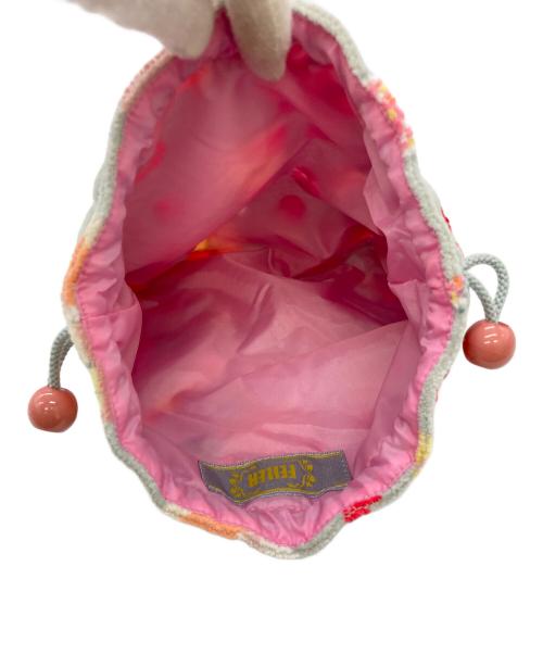 FEILER（フェイラー）FEILER (フェイラー) 巾着ポーチ グレーの古着・服飾アイテム